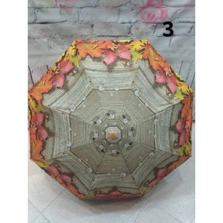 Paraguas con estampado de flores