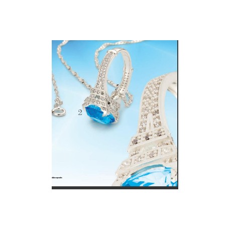 Anillo de plata con piedra swarovski