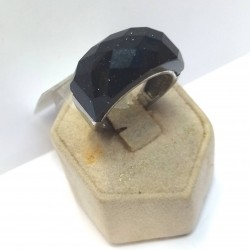 ANILLO DE PLATA CON ONIX BLANCO