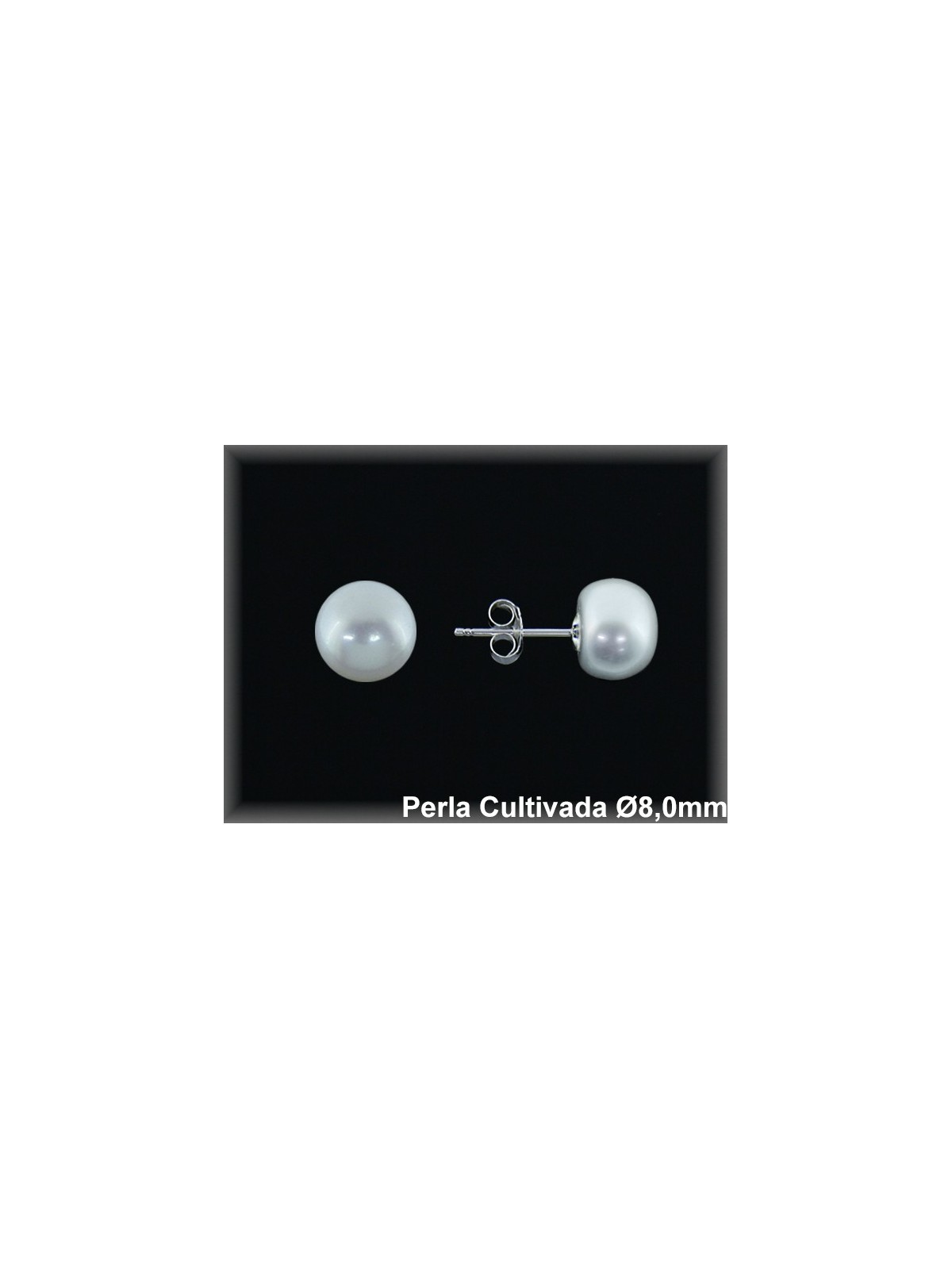 Pendientes perlas cultivadas