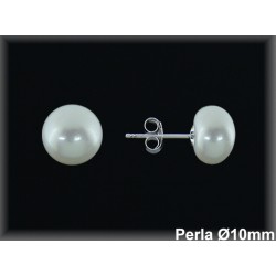 Pendientes perlas cultivadas