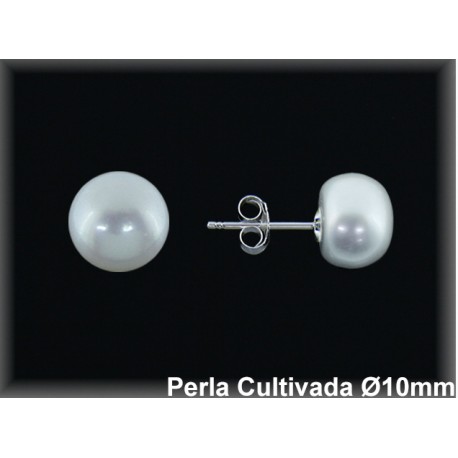 Pendientes perlas cultivadas