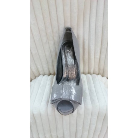 ZAPATO TACÓN ALTO GRIS