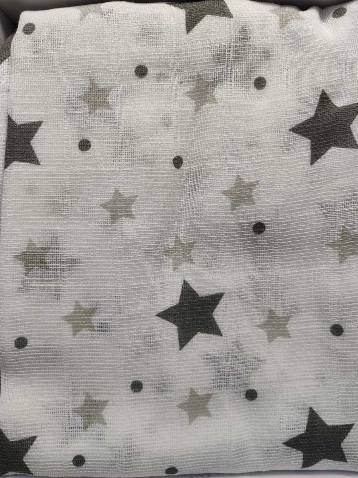 Muselina Grande 120x120 Algodón - 21249 Azul