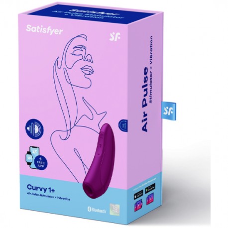 SATISFYER CURVY 1+ ROJO ROSADO