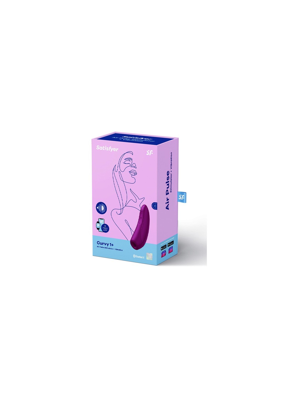 SATISFYER CURVY 1+ ROJO ROSADO