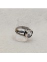 ANILLO DE PLATA  CON ELEMENTO  SWAROVSKI