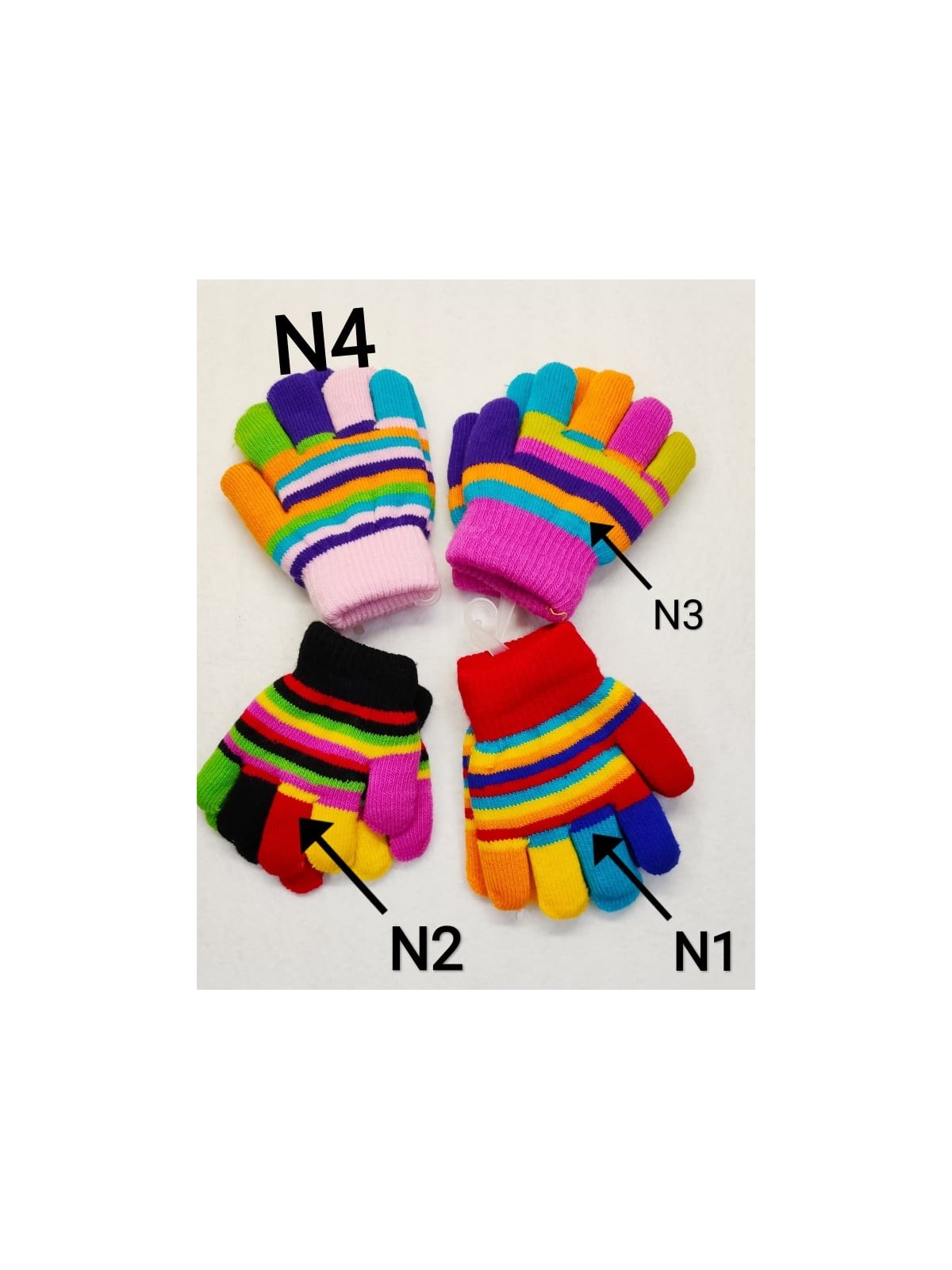 Guantes de lana para niños