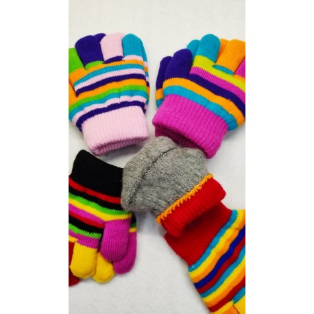 Guantes de lana para niños