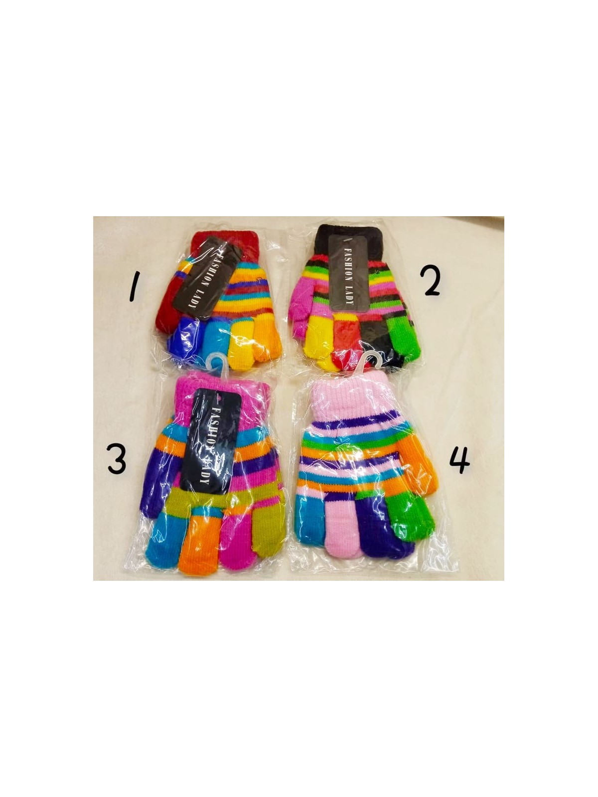 Guantes de lana para niños