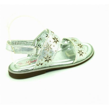 sandalia menorquina en PIEL GLITTER