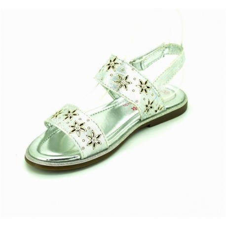 sandalia menorquina en PIEL GLITTER