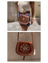 Bolso de cuero boho chic 