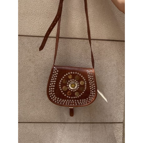 Bolso de cuero boho chic 