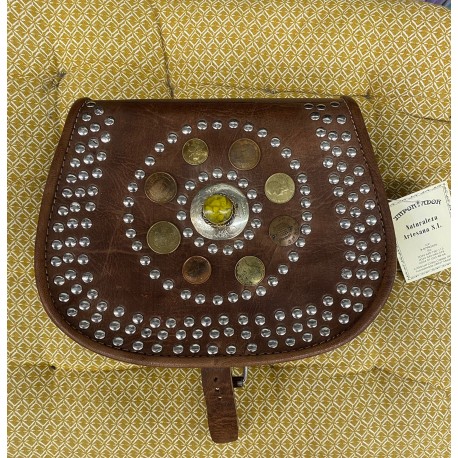 Bolso de cuero boho chic 