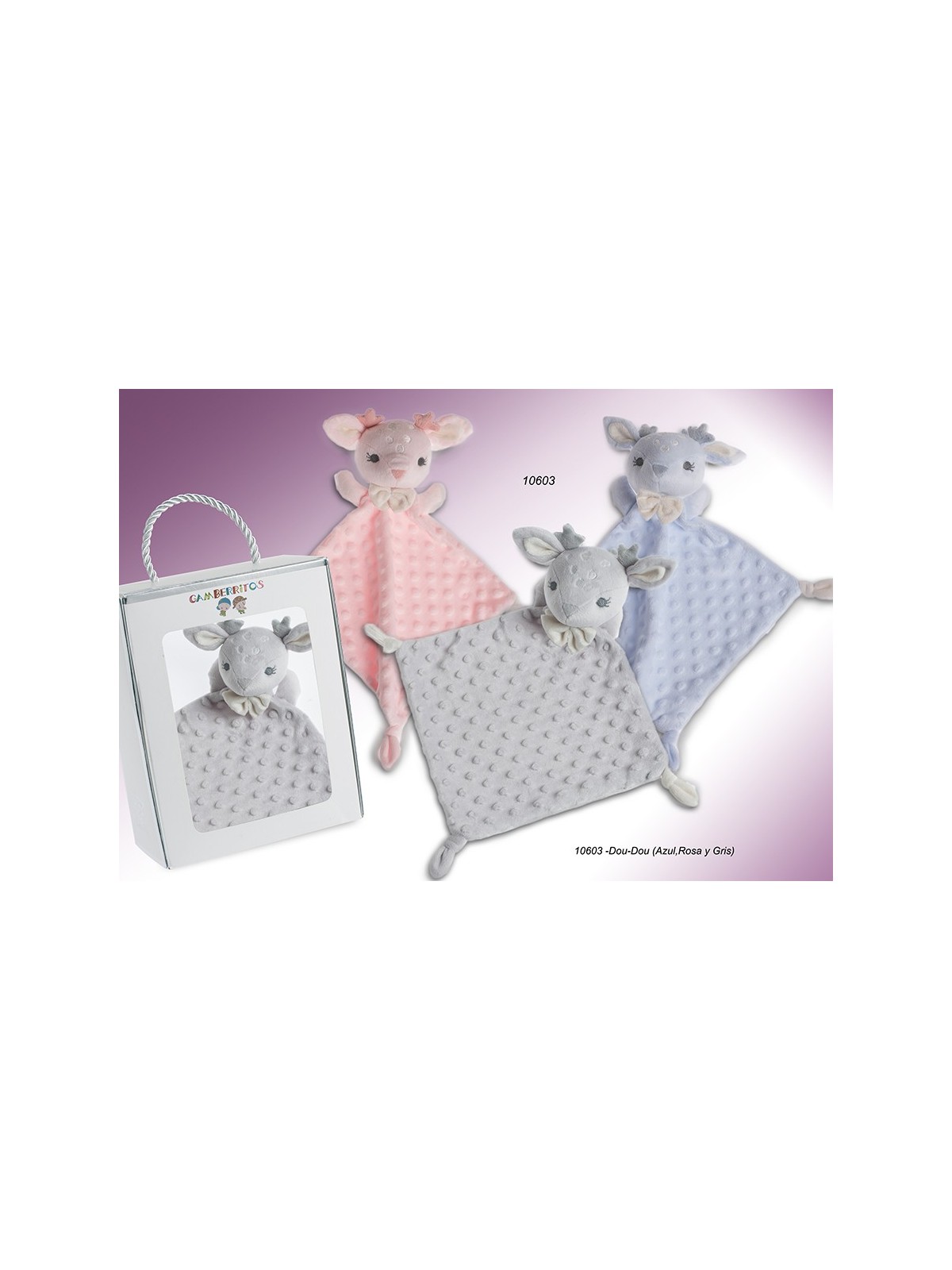 Dou Dou en Caja GAMBERRITOS Ciervo Puntitos Ref.10603