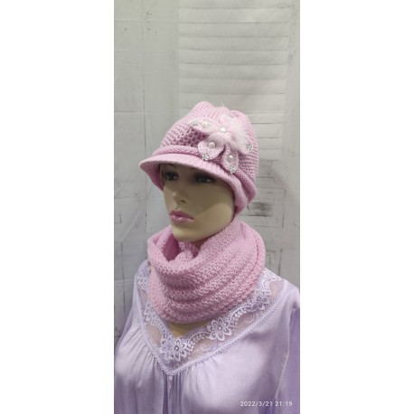 CONJUNTO CON GORRO, BUFANDA Y GUANTES