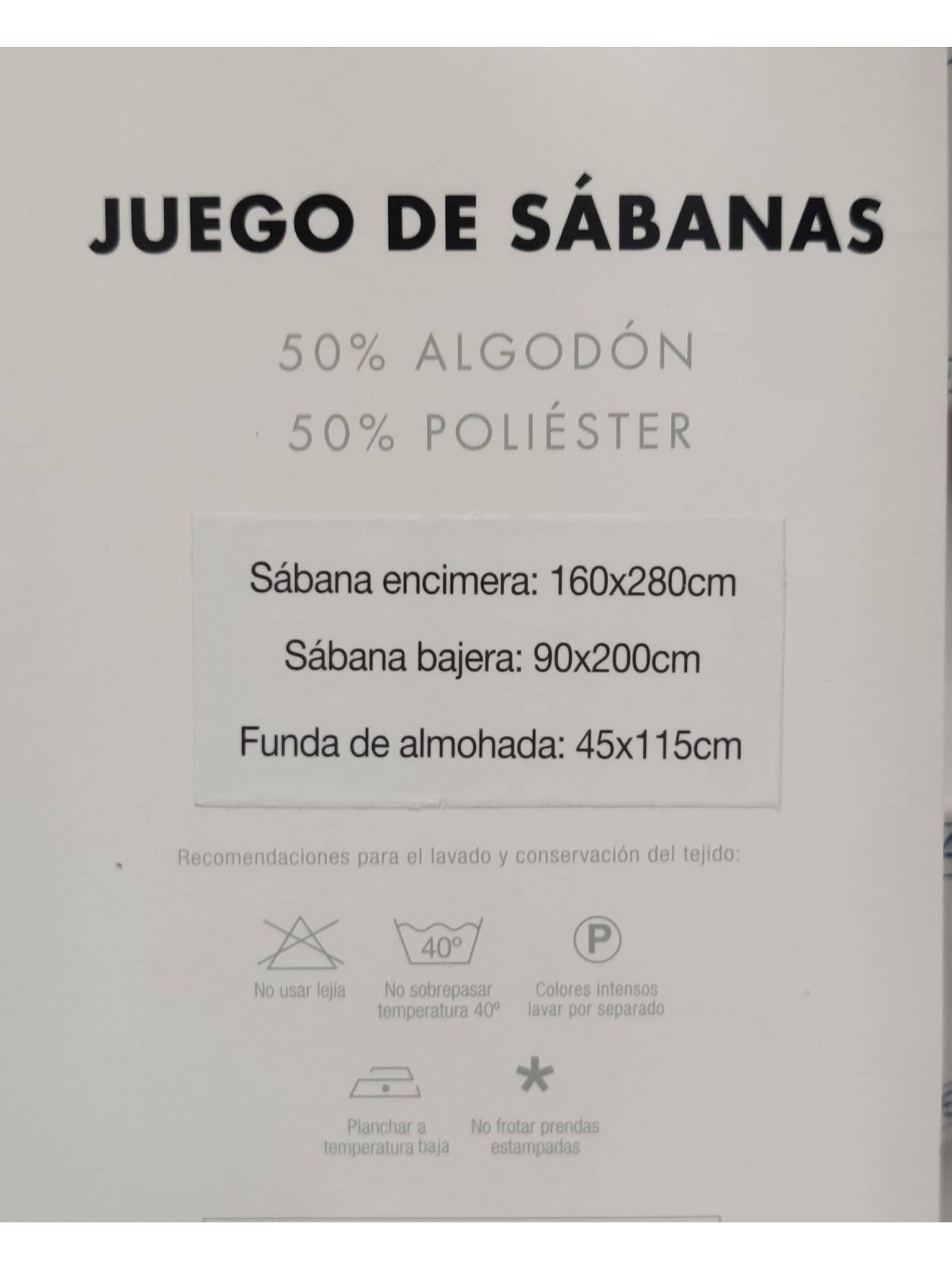 Sábana STOCK Don Algodón ORNAMENT 90