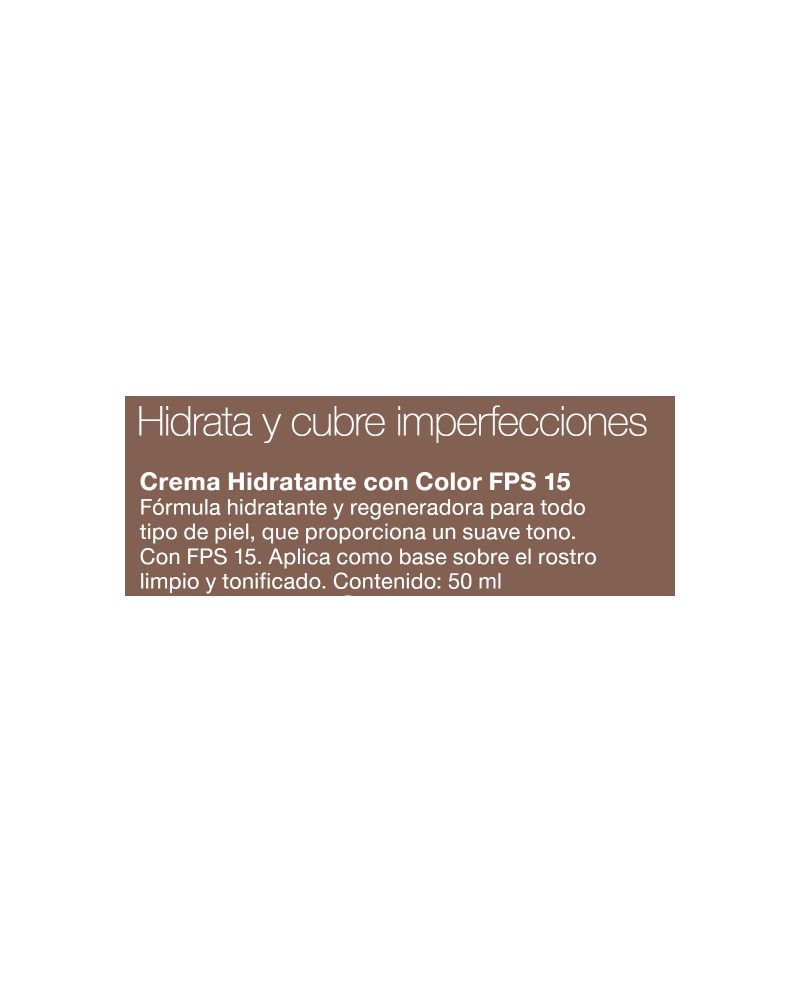 CREMA HIDRATANTE CON COLOR