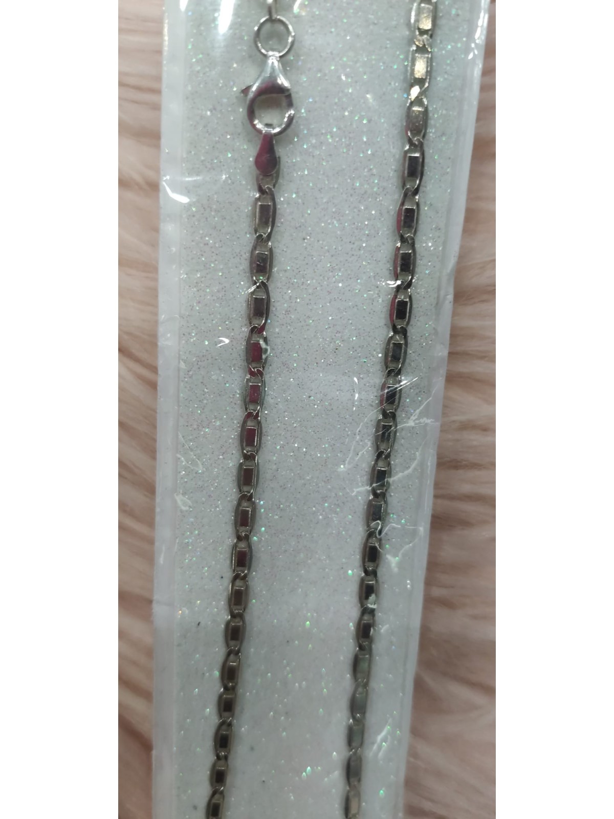 Cadena o Pulsera Forzada en Plata de ley.3x5mm. Ref: PRO58071-CJ883