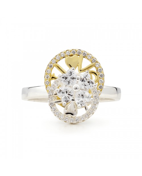 ANILLO TRIPLE DE PLATA