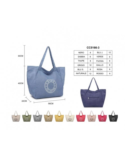 Bolso con bolsillos con cremallera ROJO