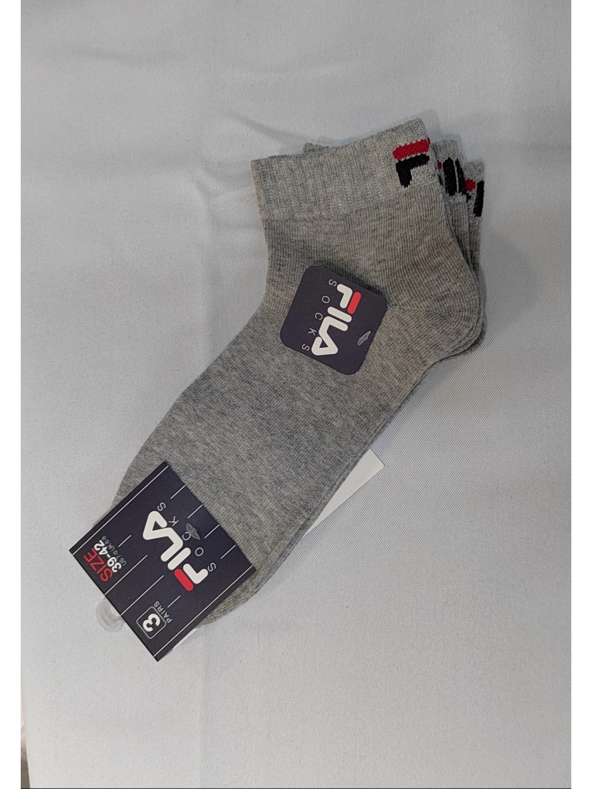 PACK DE 3 Calcetines unisex invisible fila F9300 39-42