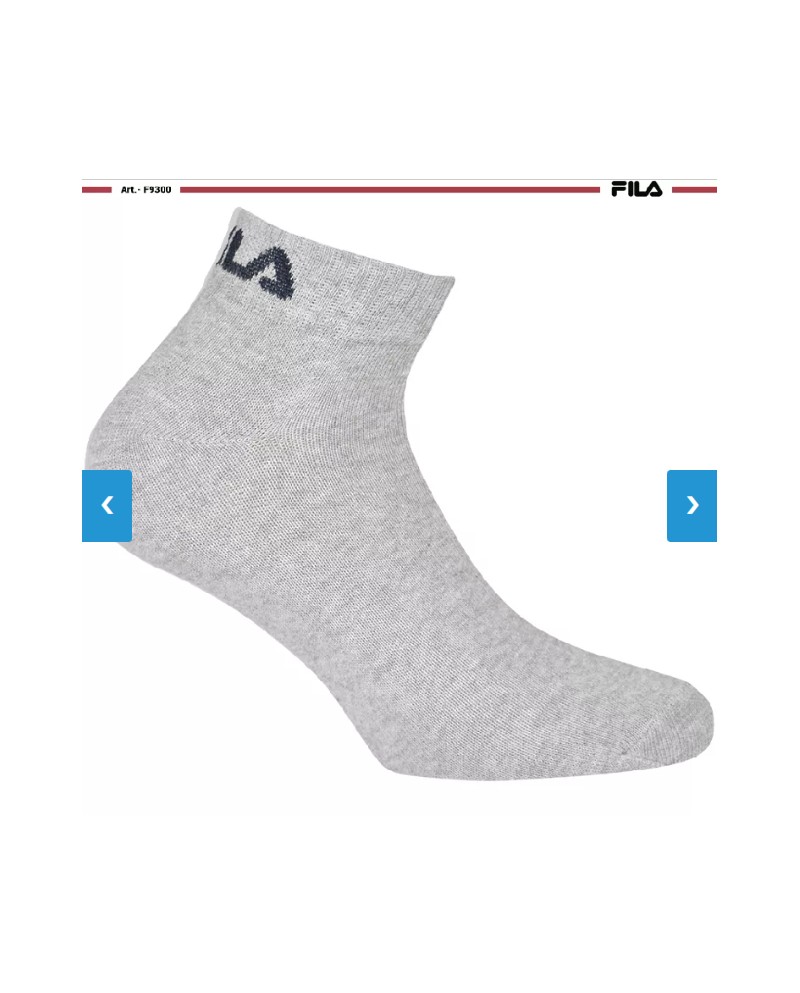 PACK DE 3 Calcetines unisex invisible fila F9300 39-42