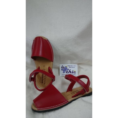 SANDALIA MENORQUINA AZUL MARINO