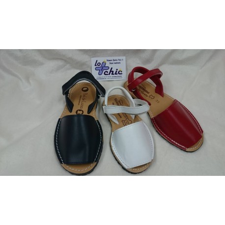 SANDALIA MENORQUINA AZUL MARINO