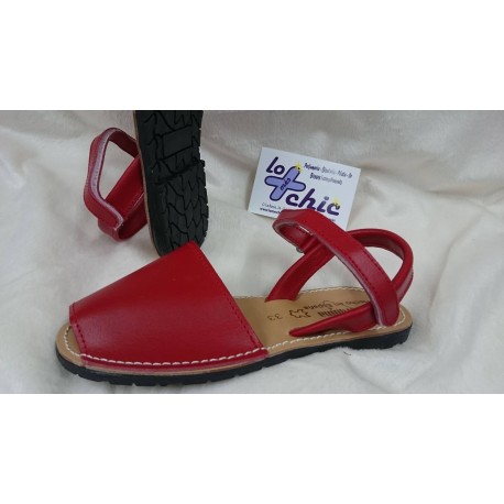 SANDALIA MENORQUINA AZUL MARINO