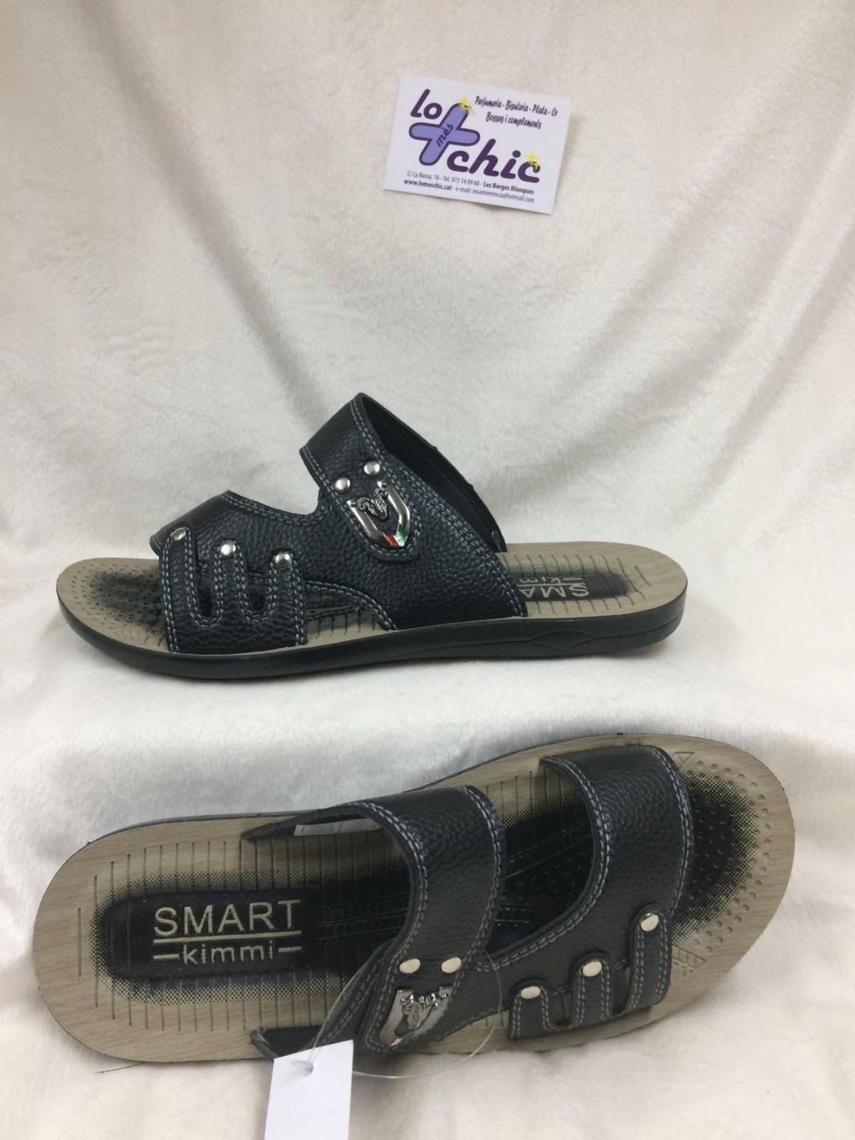 SANDALIA HOMBRE COLOR NEGRO