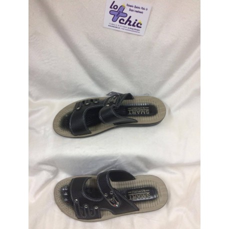 SANDALIA HOMBRE COLOR NEGRO