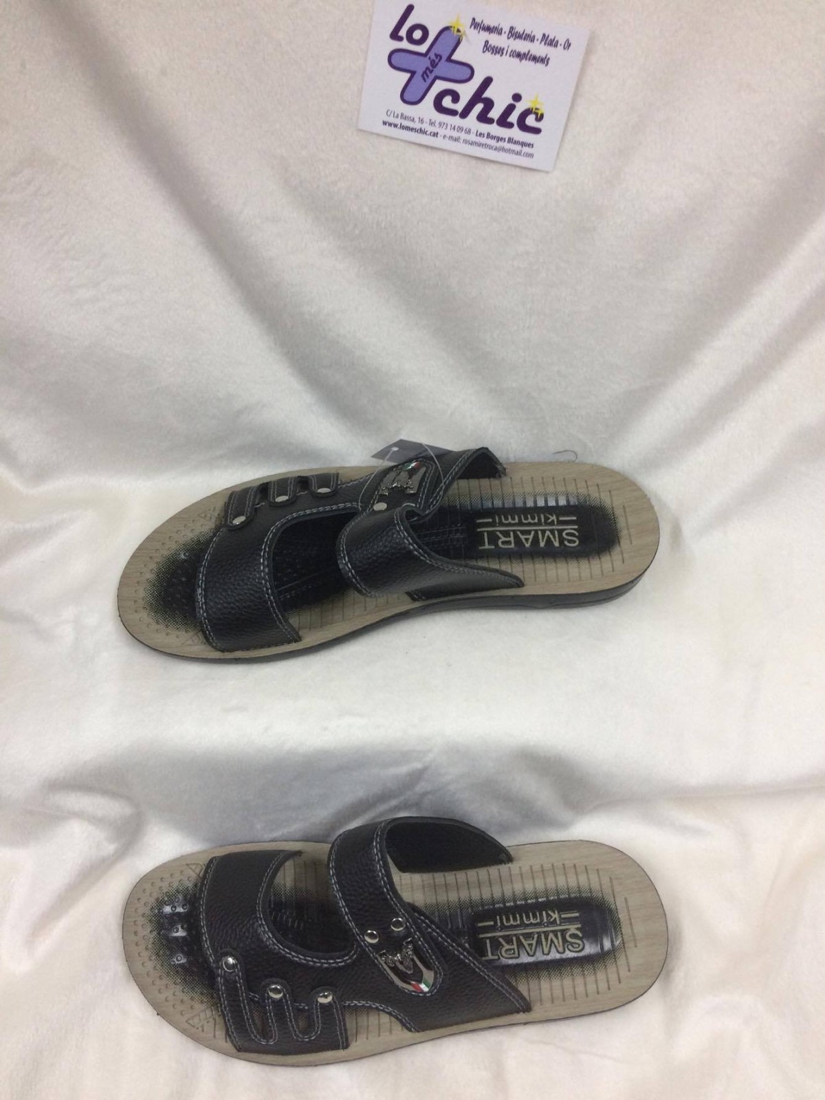 SANDALIA HOMBRE COLOR NEGRO