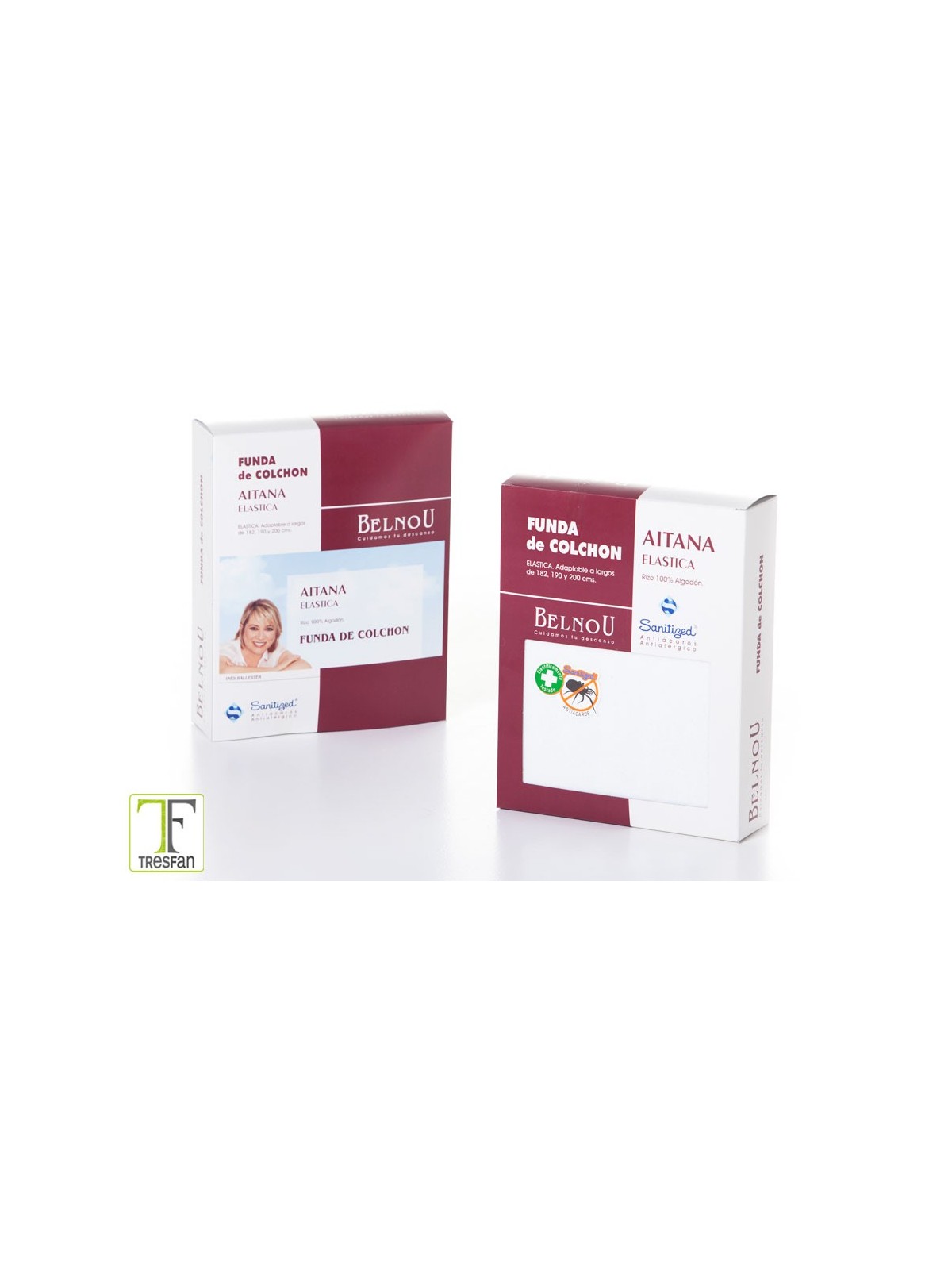 BELNOU Funda de colchón Aitana