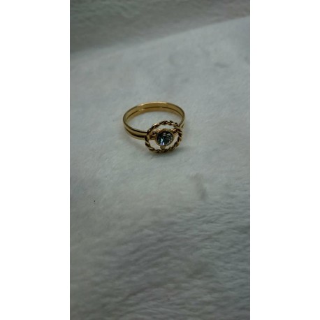 Anillo chapado de oro