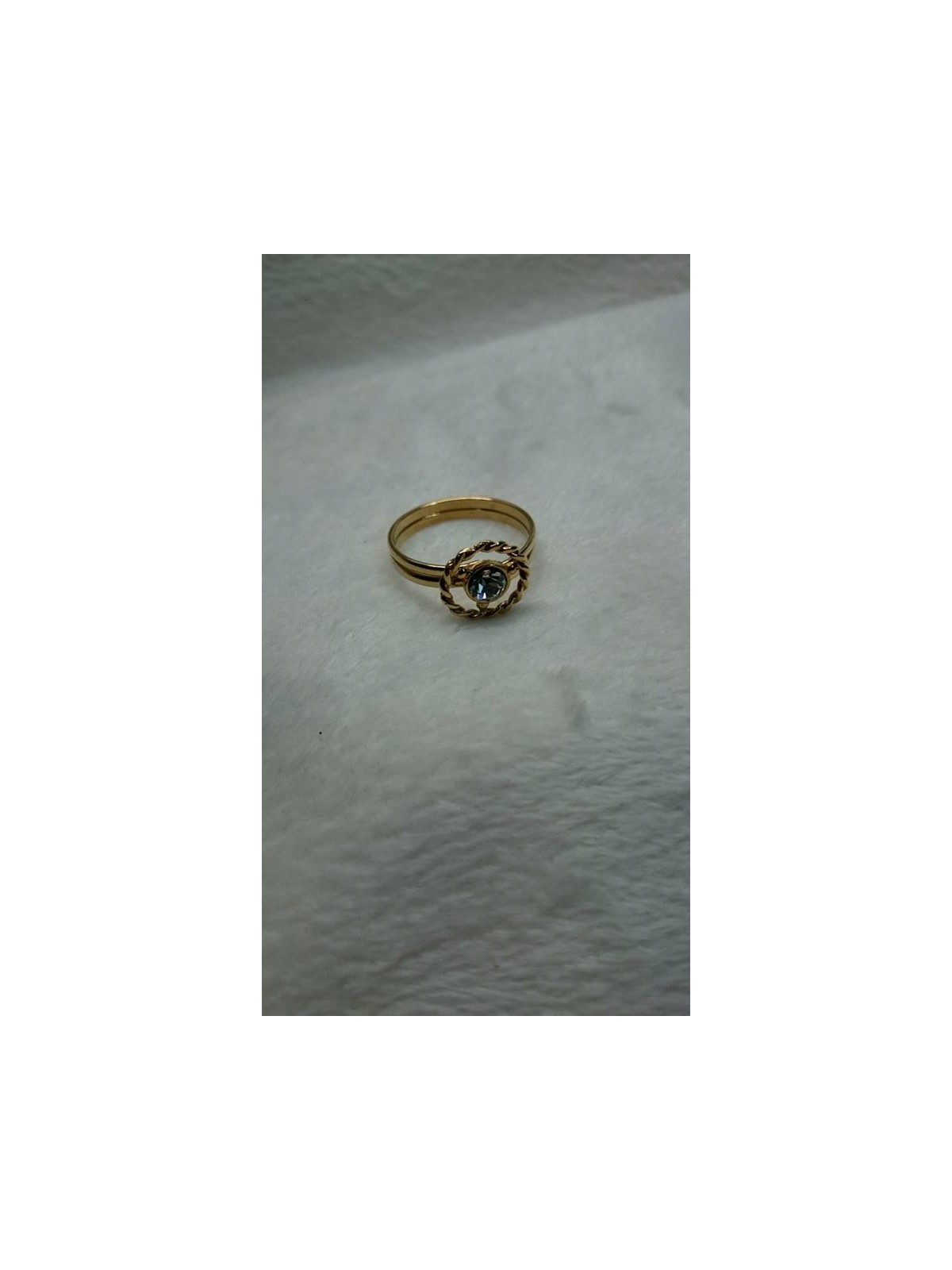 Anillo chapado de oro