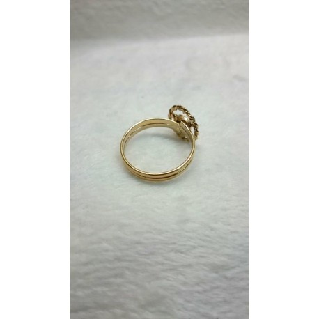 Anillo chapado de oro