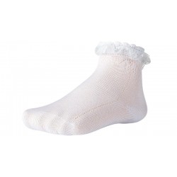 Calcetines de niña con puño...