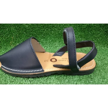 SANDALIA MENORQUINA AZUL MARINO