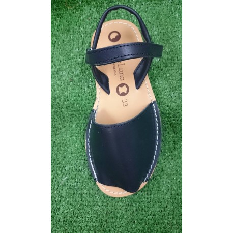 SANDALIA MENORQUINA AZUL MARINO