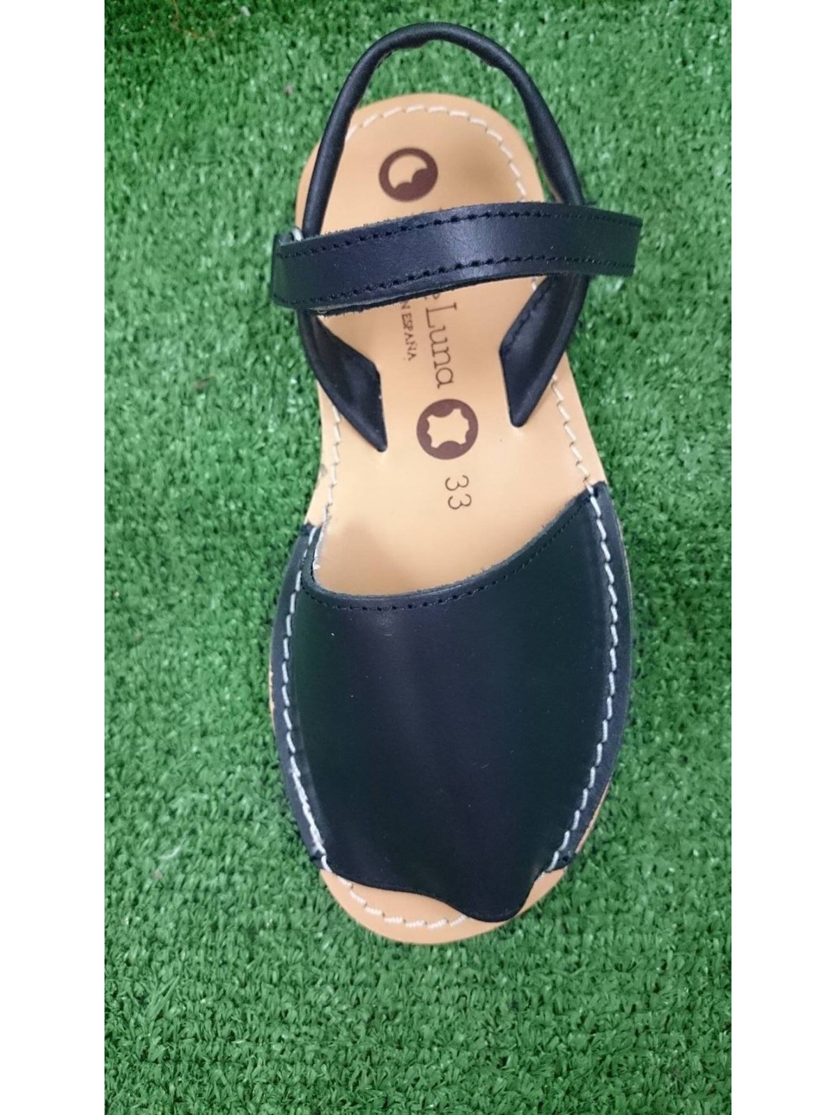 SANDALIA MENORQUINA AZUL MARINO