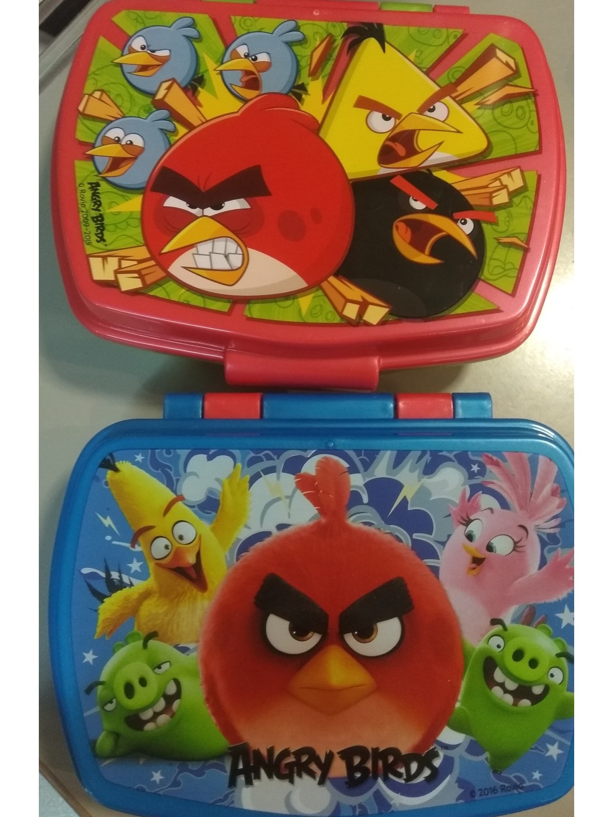 Fiambrera para merienda Angry Birds