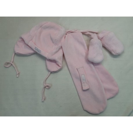 JUEGO DE GORRO, BUFANDA Y GUANTES