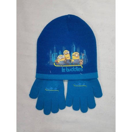 CONJUNTOS CON GORROS Y GUANTES DE LOS MINIONS