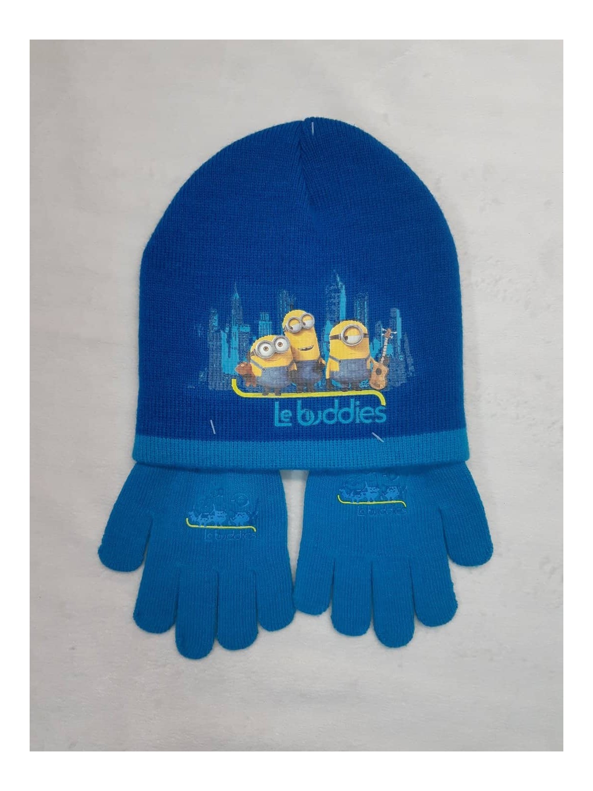 CONJUNTOS CON GORROS Y GUANTES DE LOS MINIONS