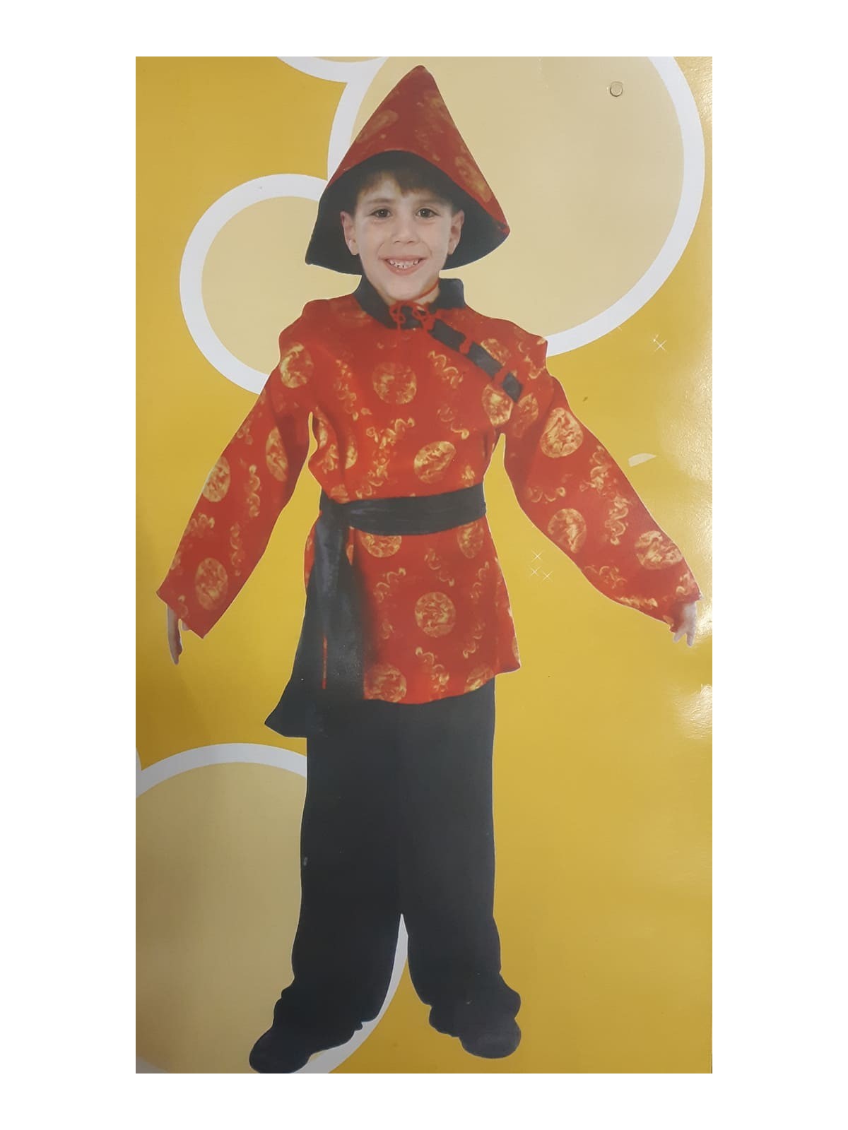 DISFRAZ DE CHINA ROJO TALLA (7-9)