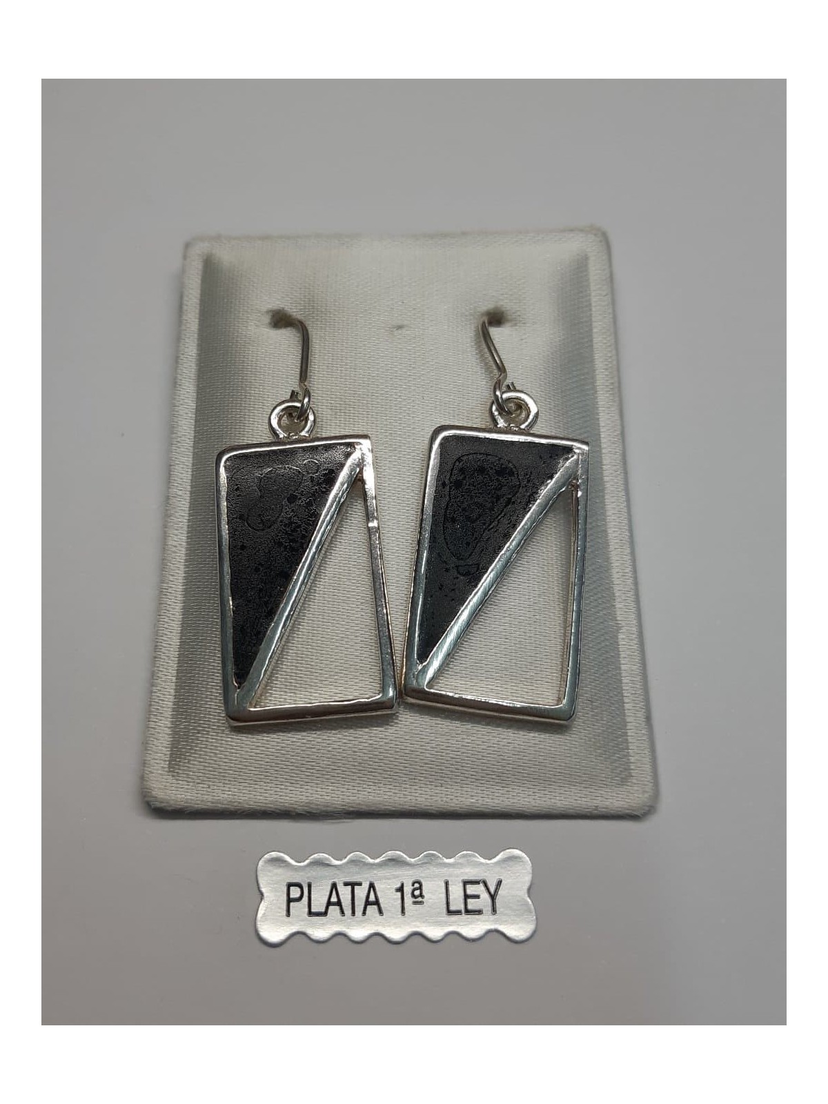 PENDIENTES CUADRADOS PLATA