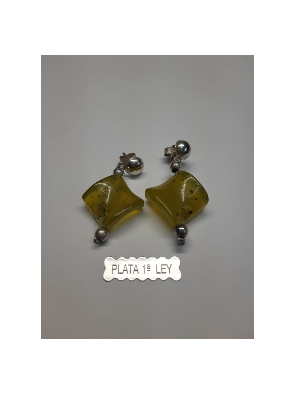 PENDIENTES PIEDRA SERPENTINA