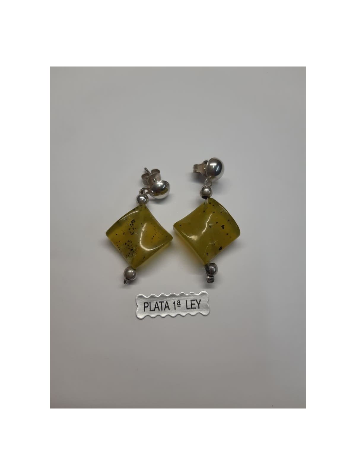 PENDIENTES PIEDRA SERPENTINA